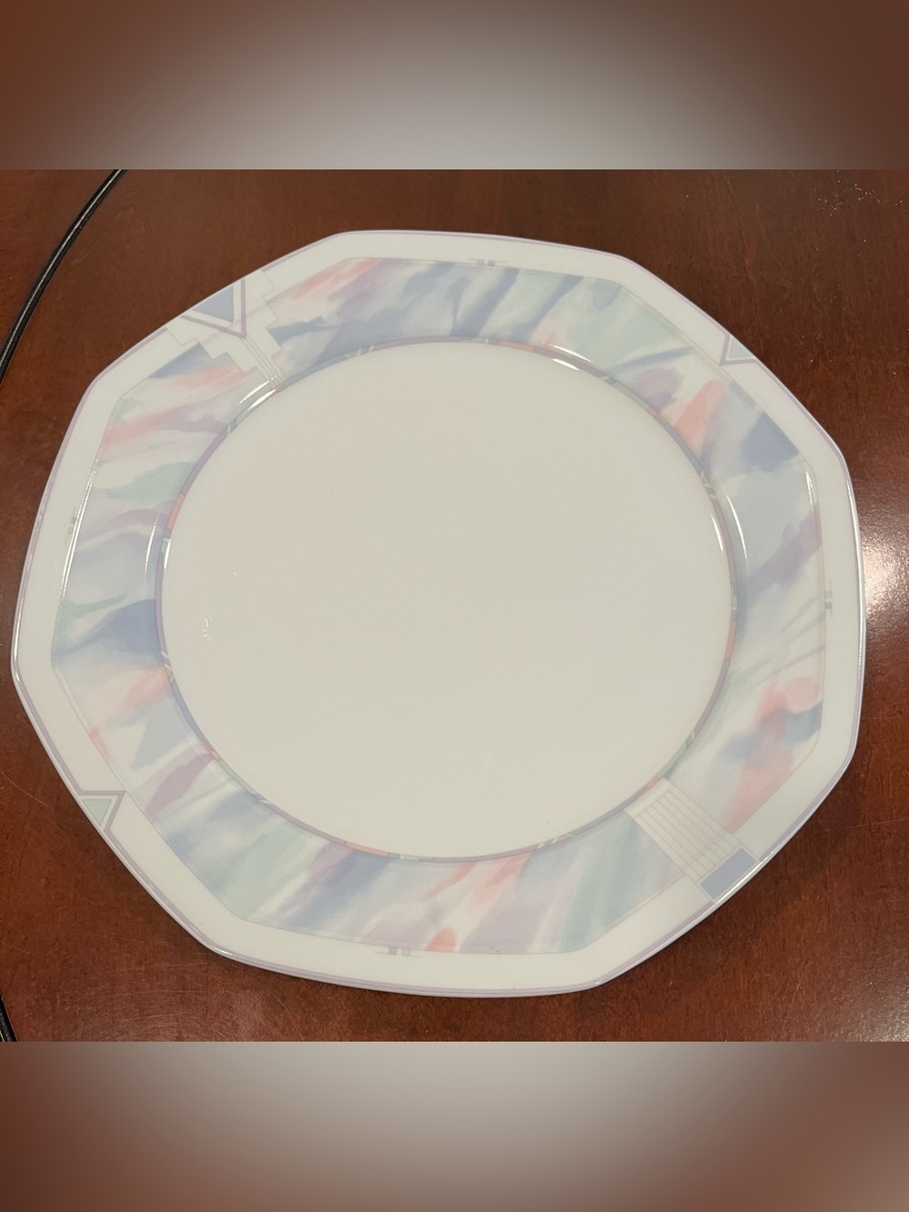 Vintage Savoir Vivre “Celina” 12" Chop Plate Octagonal Shape Serving Platter